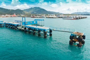 Fotobehang   Ferry terminal, on Koh Samui.   © adikpixxx