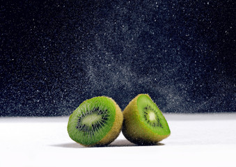 Fresh kiwi fruits