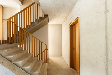 architecture modern design, mountain home, staircase