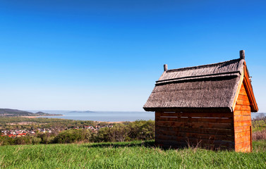 Little house at Lake Balaton,Hungary