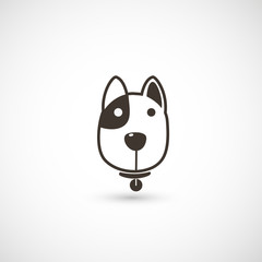 dog icon vector