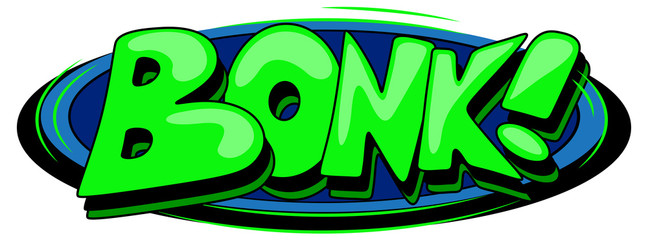 Bonk - Comic Expression Vector Text - 51895736