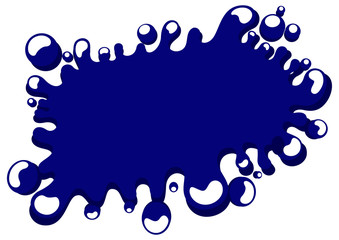 Comic Liquid Burst Background Vector