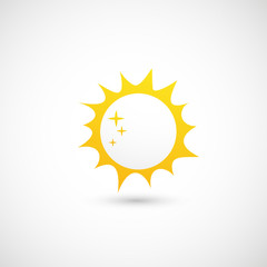 sun icon vector