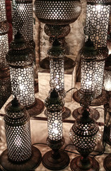 Turkish lamps, Istanbul, Turkey