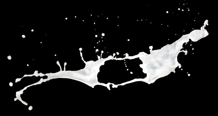 Obraz premium milk splash