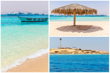 Mahmya island at Red Sea in Egypt