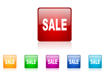 sale vector web icon set