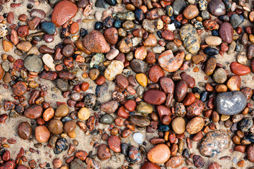 Pebbles on the sand