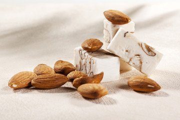 Smooth belgian honey and almond nougat