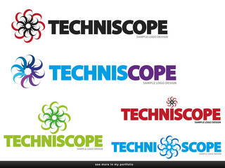 Company Logo - Semicircle Design,vector
