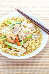 Chinese Deep Fried Noodle with seafood