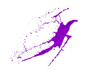 purple paint splash © kubais