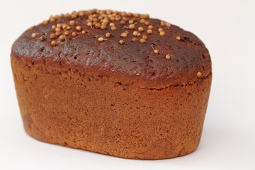 Rye bread with coriander seeds