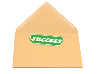 envelope mail message of success