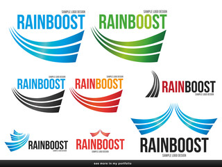 Company (Business) Logo Arcs Design,vector