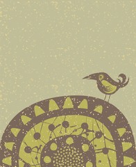 Bird background with space for text