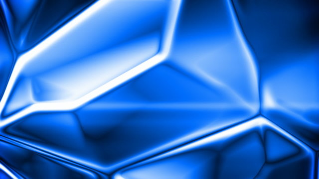 Abstract blue crystal background (seamless loop)