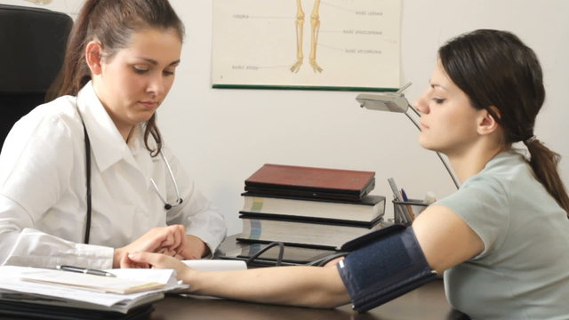 measure pressure in medical office