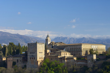 Sunset in Alhambra