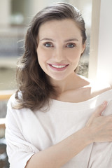 Naklejka premium Portrait of beautiful woman