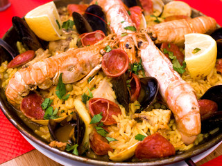 Prawn with rice