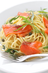 smoked salmon pasta