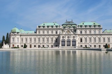 Fototapeta na wymiar Belvedere Wiedeń