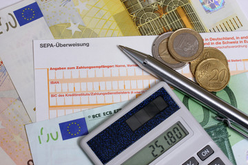 Sepa &Uuml;berweisung