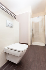 Naklejka na ściany i meble Grand design - modern toilet