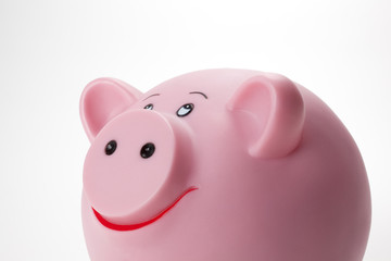 Smiling piggy bank