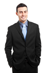 Smiling businessman portrait