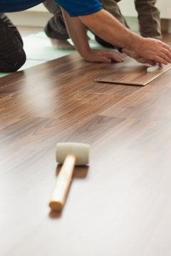 Parkettleger arbeiten