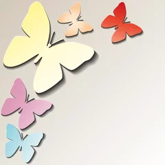 Papier Peint photo Lavable Papillon Papillons
