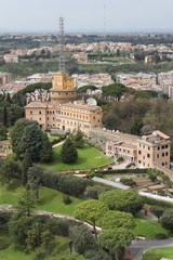 Tour et jardins du Vatican