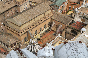 Naklejka premium Chapelle Sixtine et batiments du Vatican