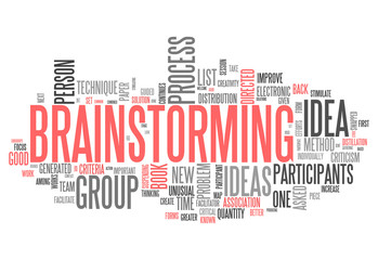 Word Cloud "Brainstorming"