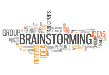 Word Cloud "Brainstorming"