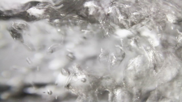 Wasser kocht im Zeitraffer