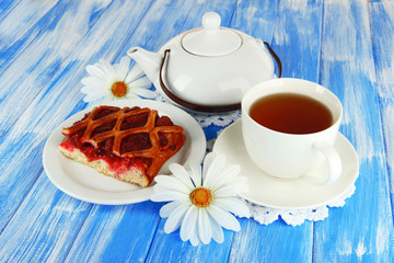 Cherry Pie on table