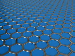 trendy background with hexagons