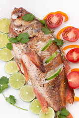 Whole Roasted Wild Rockfish