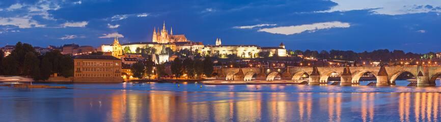St Vitus Cathedral, Prague Castle and Charles Bridge