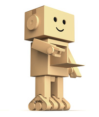 Cardboard robot