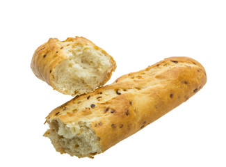 Bread with crisp
