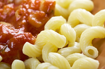 Italian pasta cavatappi