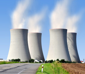 Nuclear power plant Temelin in Czech Republic Europe
