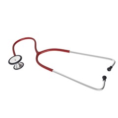 Doctor's stethoscope on a white background