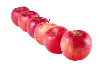 Image of fruit red sweet ripe apples
