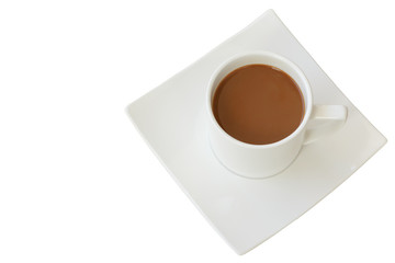 coffee cup isolated white background